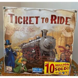 Ticket to Ride Board Game Days of Wonder Alan R Moon Cross-Country Adventure NEW